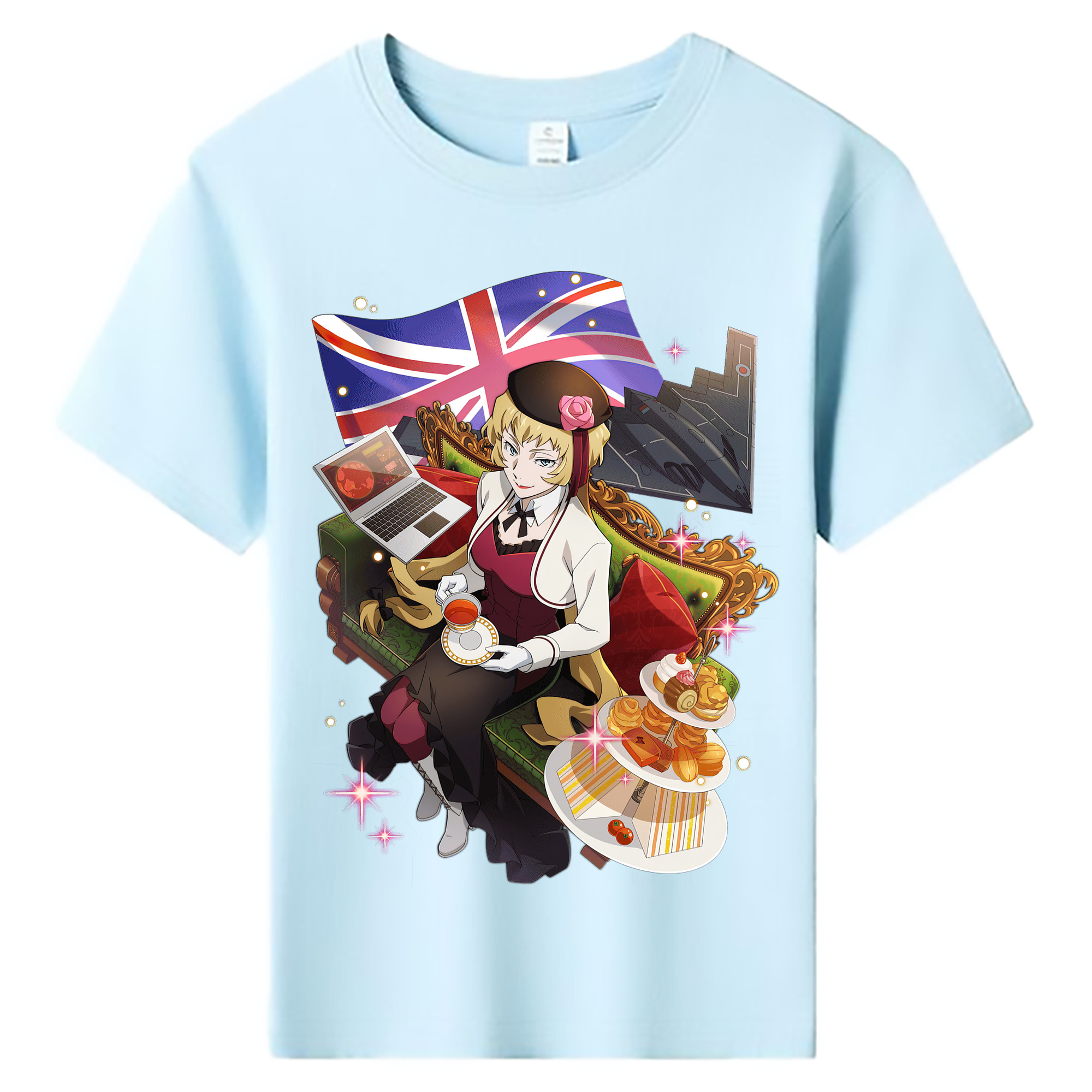 （画像用） 文豪ストレイドッグス Bungo Stray Dogs 綿100％キッズTシャツ（フロントプリント）